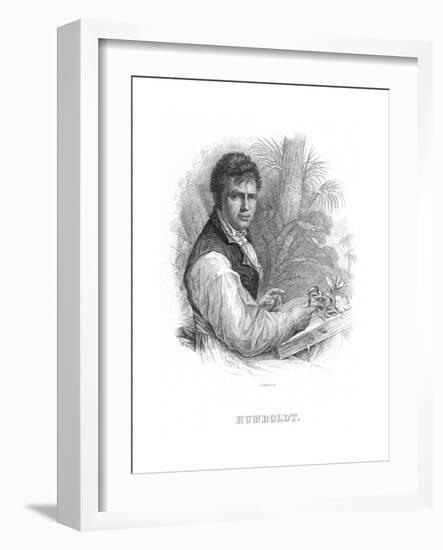 Alexander Von Humboldt, German Naturalist, C1830-William Home Lizars-Framed Giclee Print