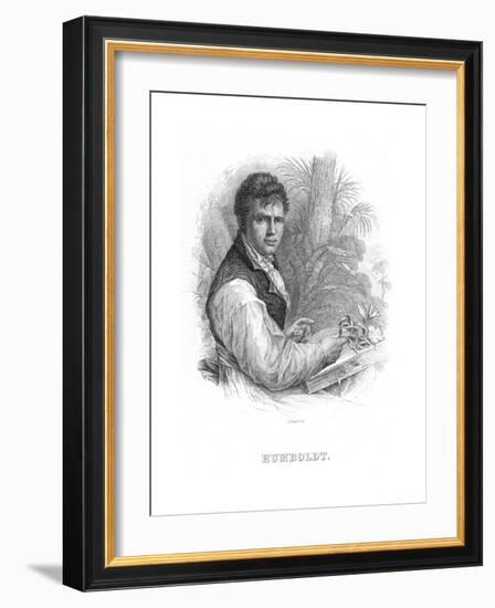 Alexander Von Humboldt, German Naturalist, C1830-William Home Lizars-Framed Giclee Print