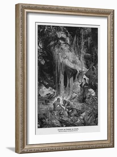 Alexander Von Humboldt German Scientist and Traveller Depicted-Ferdinand Keller-Framed Art Print