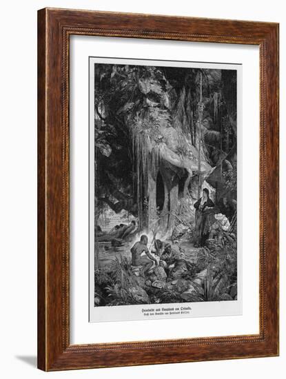 Alexander Von Humboldt German Scientist and Traveller Depicted-Ferdinand Keller-Framed Art Print