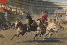 The Chariot Race, C.1882-Alexander Von Wagner-Framed Premier Image Canvas