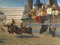 The Chariot Race, Detail-Alexander Von Wagner-Premium Giclee Print