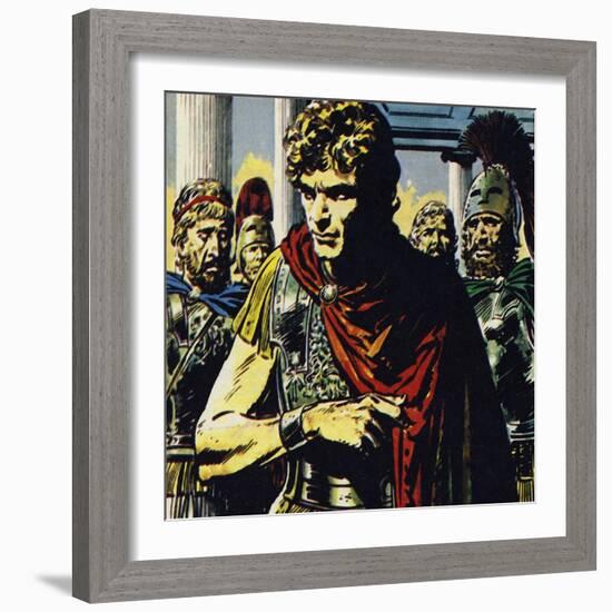 Alexander Was a Tyrant, Paying Off or Killing Those Opposed to Him-Jesus Blasco-Framed Giclee Print