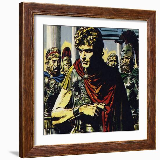 Alexander Was a Tyrant, Paying Off or Killing Those Opposed to Him-Jesus Blasco-Framed Giclee Print