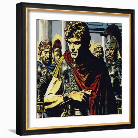 Alexander Was a Tyrant, Paying Off or Killing Those Opposed to Him-Jesus Blasco-Framed Giclee Print