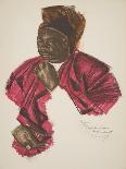 Fillette Bornou (Fort Lamy), from Dessins Et Peintures D'afrique, Executes Au Cours De L'expedition-Alexander Yakovlev-Giclee Print