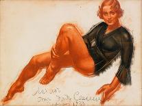 Portrait of the Ballerina Anna Pavlova (1881-193), 1924-Alexander Yevgenyevich Yakovlev-Framed Giclee Print