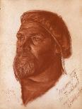 Portrait of the Singer Fyodor Shalyapin (1873-193), 1917-Alexander Yevgenyevich Yakovlev-Framed Giclee Print