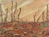 Camouflaged Huts, Viller Au Bois, 1917-Alexander Young Jackson-Framed Giclee Print