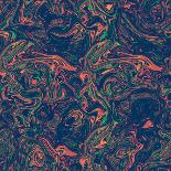 Psychedelic Seamless Pattern-Alexandra Khrobostova-Premium Photographic Print