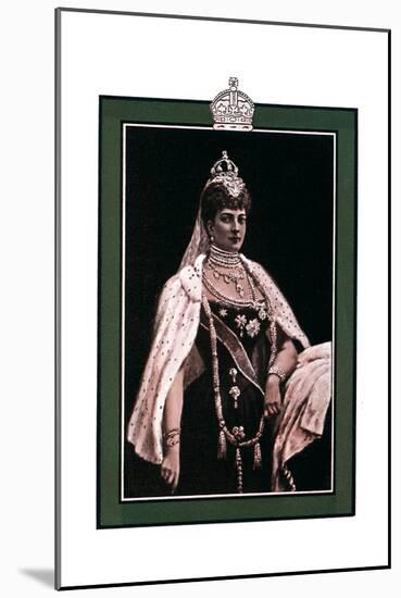 Alexandra of Denmark (1844-192), Queen Consort to King Edward VII, 1902-1903-W Waud-Mounted Giclee Print