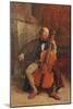 Alexandre Batta, the Cellist, 1855-Jean-Louis Ernest Meissonier-Mounted Giclee Print