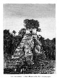 Mayan Ruins, Tikal, Guatemala, 19th Century-Alexandre De Bar-Mounted Giclee Print