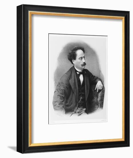 Alexandre Dumas Fils French Novelist-C. Fuhr-Framed Art Print
