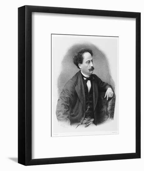 Alexandre Dumas Fils French Novelist-C. Fuhr-Framed Art Print