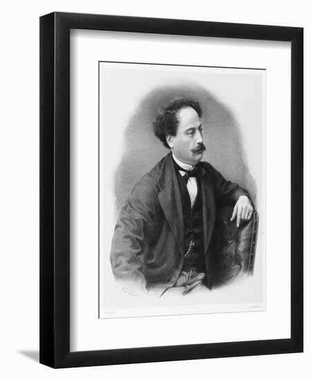 Alexandre Dumas Fils French Novelist-C. Fuhr-Framed Art Print