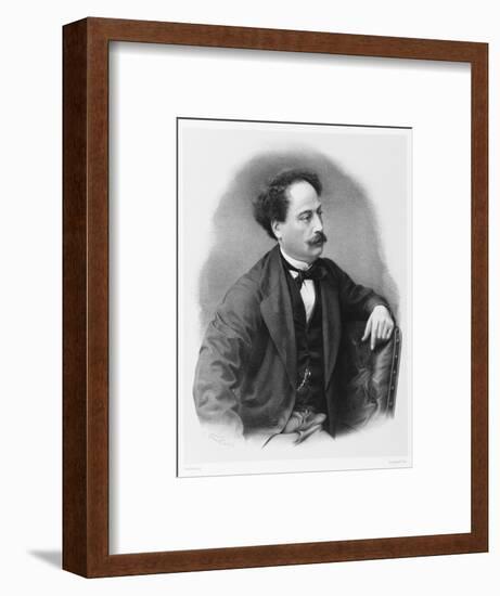 Alexandre Dumas Fils French Novelist-C. Fuhr-Framed Art Print