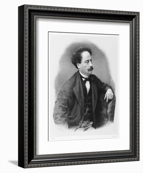 Alexandre Dumas Fils French Novelist-C. Fuhr-Framed Art Print