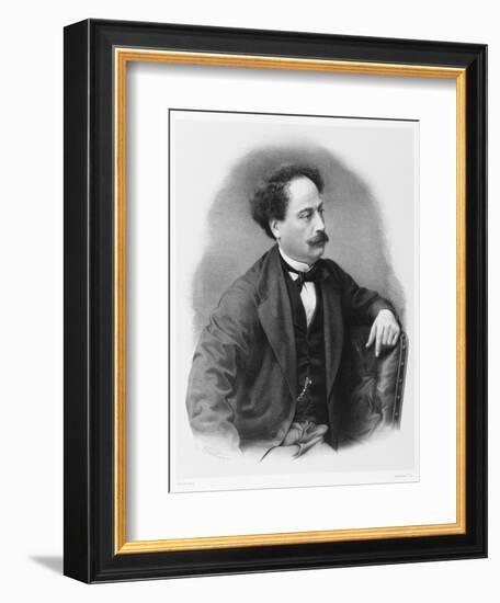 Alexandre Dumas Fils French Novelist-C. Fuhr-Framed Art Print