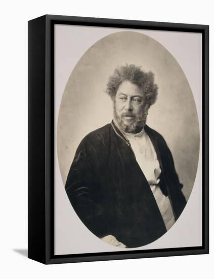 Alexandre Dumas père en costume russe-Gustave Le Gray-Framed Premier Image Canvas