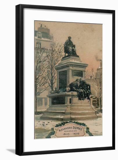 Alexandre Dumas, Romancier, 1803-1870, Erigee Place Malesherbes-null-Framed Giclee Print