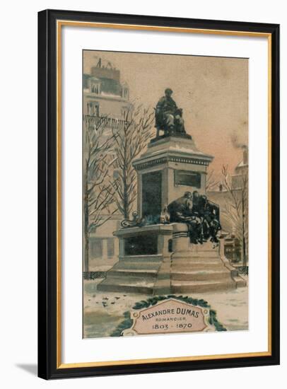 Alexandre Dumas, Romancier, 1803-1870, Erigee Place Malesherbes-null-Framed Giclee Print