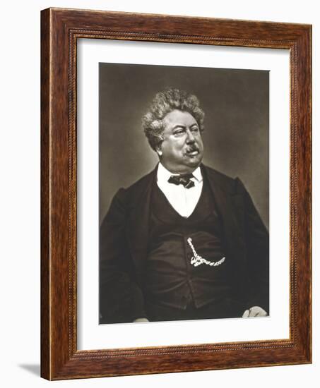 Alexandre Dumas the Elder, French Novelist and Playwright, C1850-1870-Etienne Carjat-Framed Photographic Print