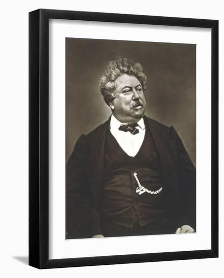 Alexandre Dumas the Elder, French Novelist and Playwright, C1850-1870-Etienne Carjat-Framed Photographic Print