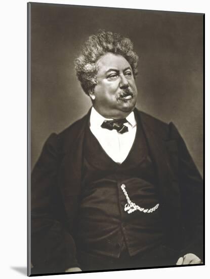 Alexandre Dumas the Elder, French Novelist and Playwright, C1850-1870-Etienne Carjat-Mounted Photographic Print