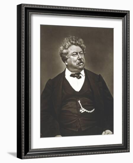 Alexandre Dumas the Elder, French Novelist and Playwright, C1850-1870-Etienne Carjat-Framed Photographic Print
