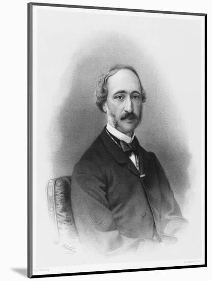 Alexandre-Edmond Becquerel French Physicist in 1865-C. Fuhr-Mounted Art Print