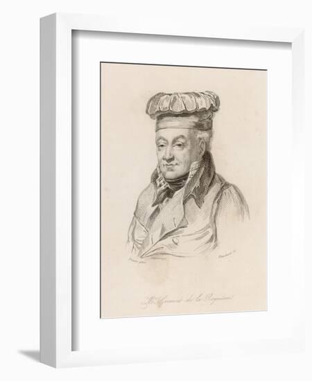 Alexandre Grimod De La Reyniere French Gastronomist-Olivia Celest Blanchard-Framed Art Print