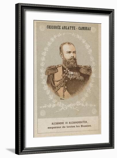 Alexandre III Alexandrovitch, Empereur De Toutes Les Russies-null-Framed Giclee Print