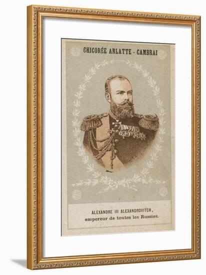 Alexandre III Alexandrovitch, Empereur De Toutes Les Russies-null-Framed Giclee Print
