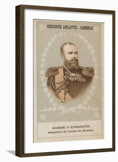 Alexandre III Alexandrovitch, Empereur De Toutes Les Russies-null-Framed Giclee Print