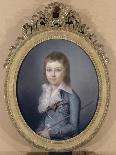Portrait en buste de Louis XVII (1785-1795), représenté Dauphin-Alexandre Kucharski-Framed Premier Image Canvas