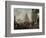 Alexandre le Grand devant le tombeau d'Achille-Hubert Robert-Framed Giclee Print