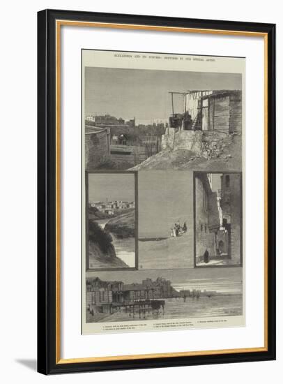 Alexandria and its Suburbs-Charles Auguste Loye-Framed Giclee Print