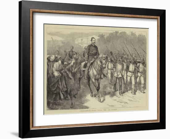 Alexandria, Arabi Pasha and His Troops-Godefroy Durand-Framed Giclee Print