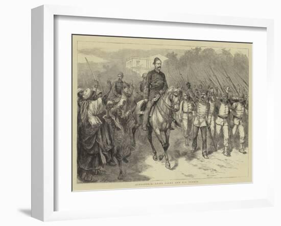 Alexandria, Arabi Pasha and His Troops-Godefroy Durand-Framed Giclee Print