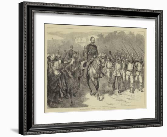 Alexandria, Arabi Pasha and His Troops-Godefroy Durand-Framed Giclee Print