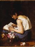 A Girl Reading-Alexei Alexevich Harlamoff-Giclee Print