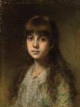 Young Girl by Alexei Alexevich Harlamoff-Alexei Alexevich Harlamoff-Framed Giclee Print