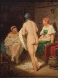 In Steam Bath, End 1820S-Alexei Gavrilovich Venetsianov-Framed Giclee Print