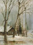 Cottage in the Woods-Alexei Kondratyevich Savrasov-Framed Giclee Print