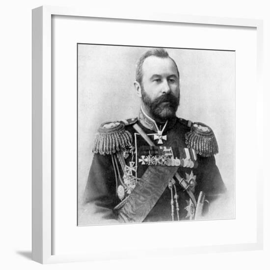 Alexei Nikolaievich Kuropatkin, Russo-Japanese War, 1904-5. Artist: Unknown-Unknown-Framed Photographic Print