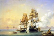 The Naval Battle of Reval on 13 May 1790, 1860S-Alexei Petrovich Bogolyubov-Giclee Print