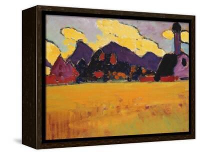 Landscape Near Murnau; Landschaft Bei Murnau, C.1910 Giclee Print