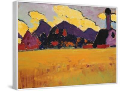 Landscape Near Murnau; Landschaft Bei Murnau, C.1910 Giclee Print