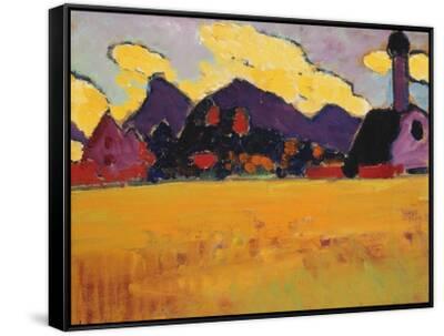 Landscape Near Murnau; Landschaft Bei Murnau, C.1910 Giclee Print